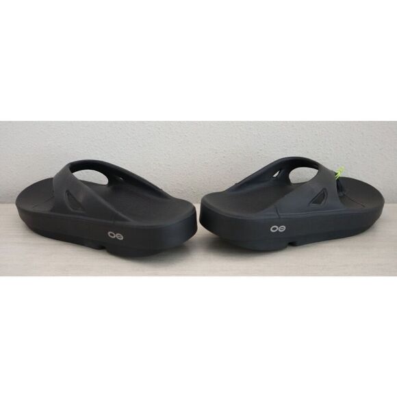 OOFOS 1000 Unisex Men's Sz 6 Women's Sz 8 Black OOriginal Flip Flop Sandals - Picture 11 of 14